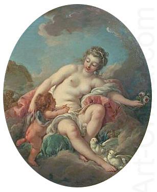 Venus Restraining Cupid, Francois Boucher